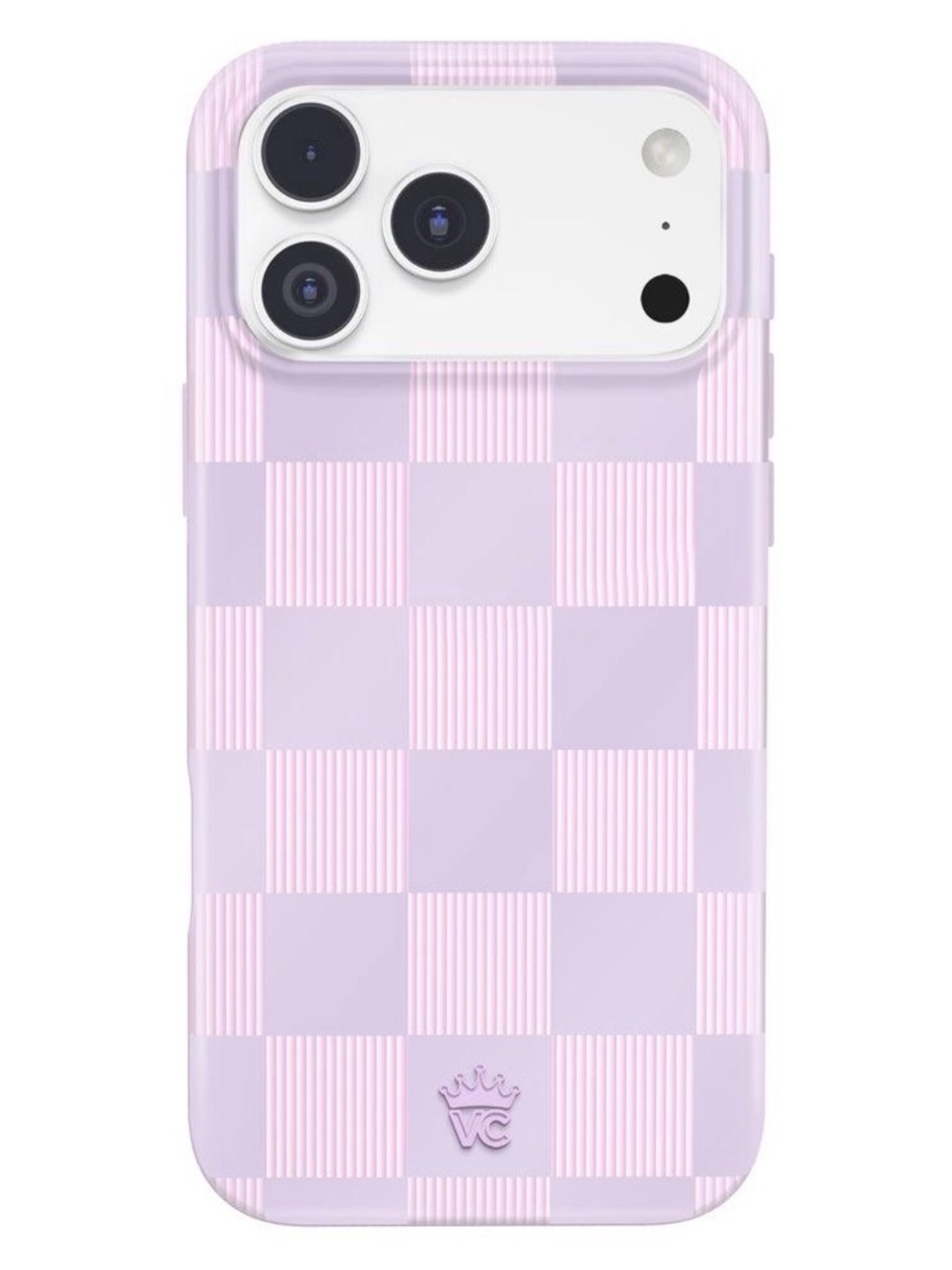 Velvet Caviar Lilac Gingham Case